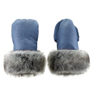 Winter Stroller Mittens - Navy