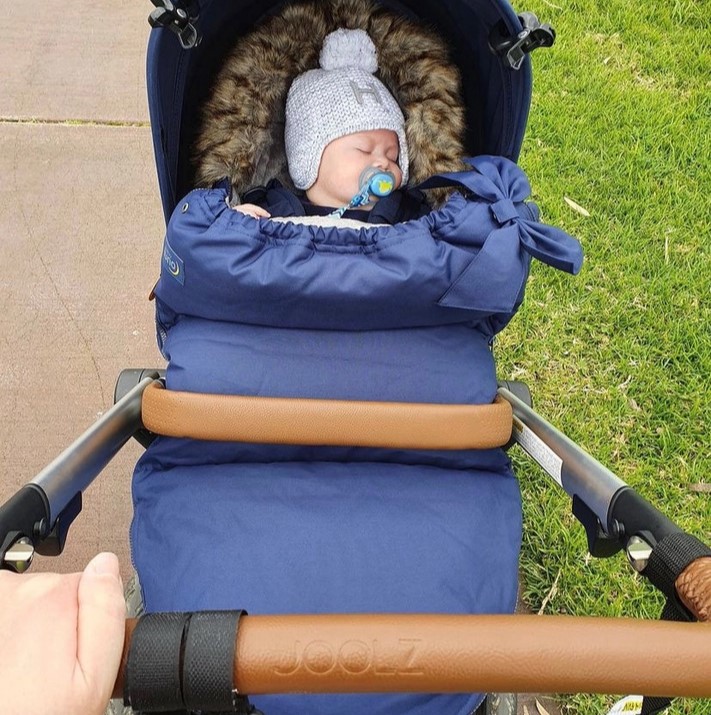 Baby Luno Nordic Footmuff - Deep Blue - Image 2